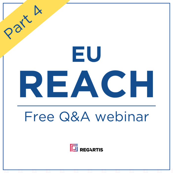 Let's talk EU REACH, Part 4: Biocides, CLP Changes, C&L Inventory